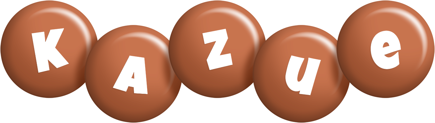 Kazue candy-brown logo