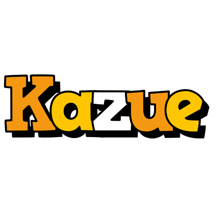 Kazue cartoon logo