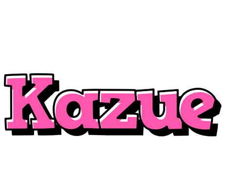 Kazue girlish logo