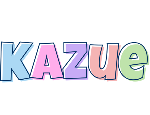 Kazue pastel logo