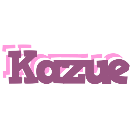 Kazue relaxing logo