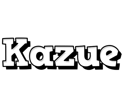 Kazue snowing logo