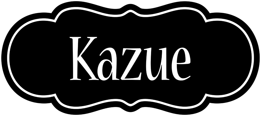 Kazue welcome logo
