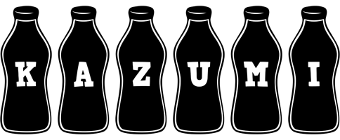 Kazumi bottle logo