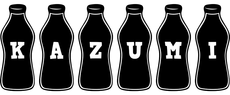 Kazumi bottle logo