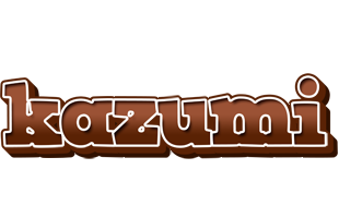 Kazumi brownie logo