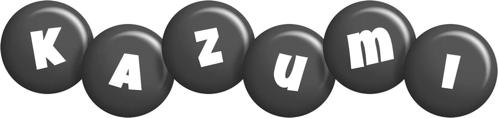 Kazumi candy-black logo
