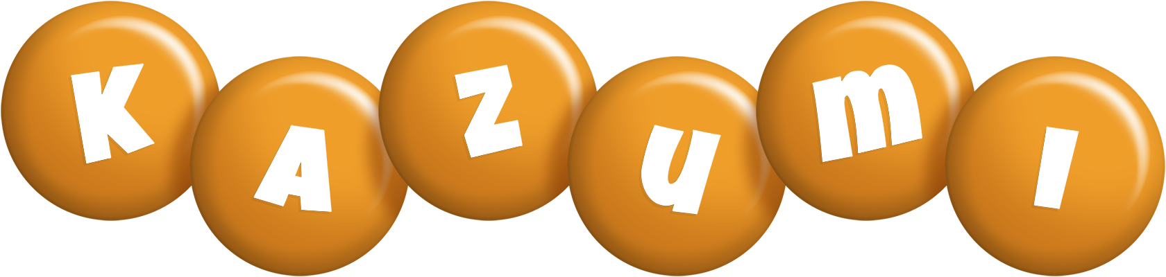 Kazumi candy-orange logo