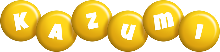 Kazumi candy-yellow logo