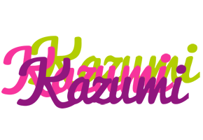 Kazumi flowers logo