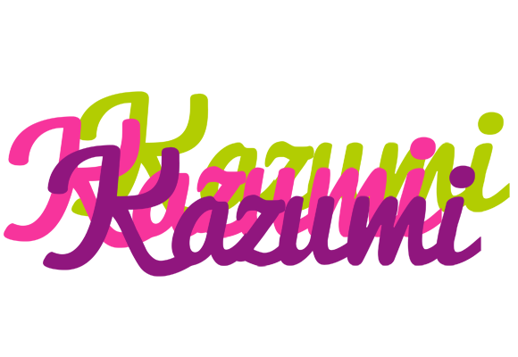 Kazumi flowers logo
