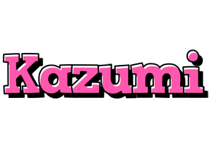 Kazumi girlish logo