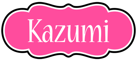 Kazumi invitation logo