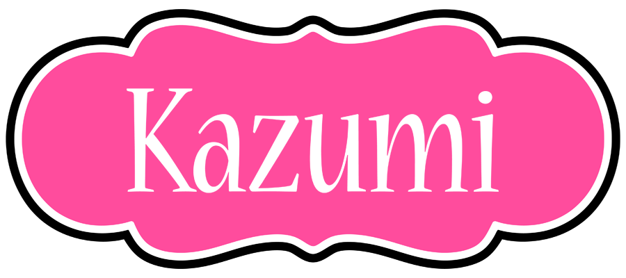 Kazumi invitation logo