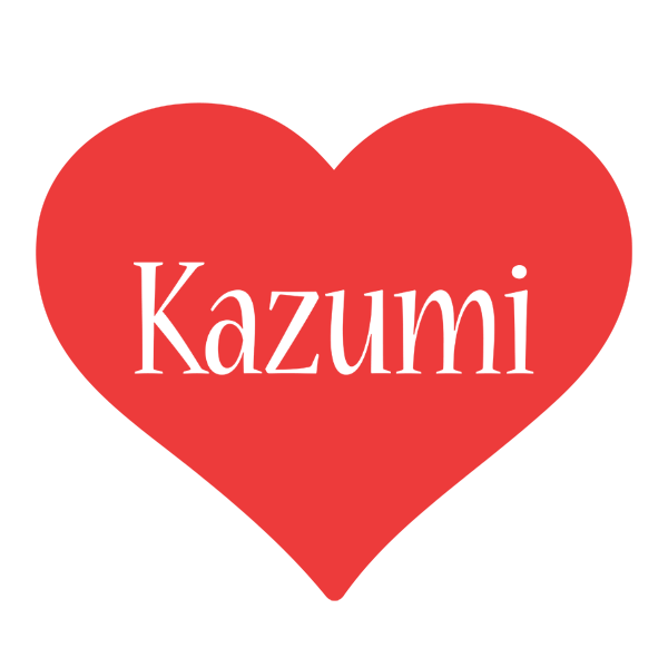 Kazumi love logo
