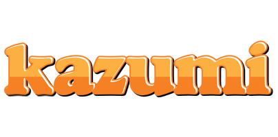 Kazumi orange logo