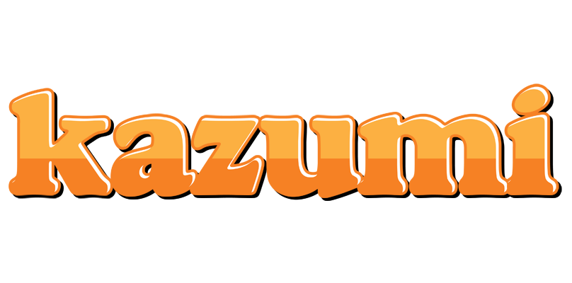 Kazumi orange logo