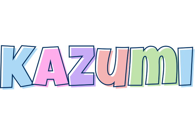 Kazumi pastel logo