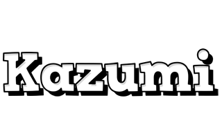 Kazumi snowing logo