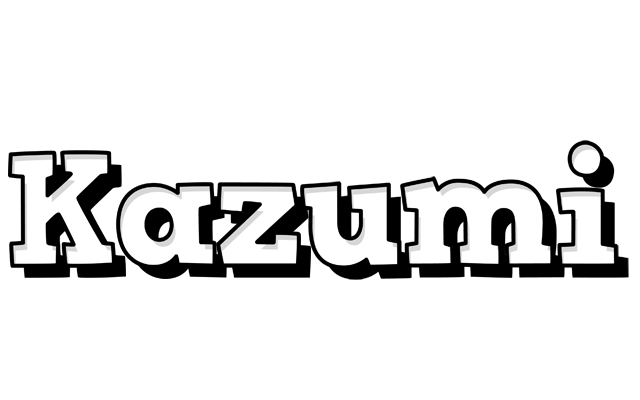 Kazumi snowing logo