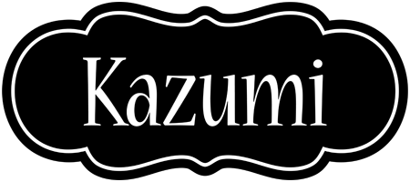 Kazumi welcome logo