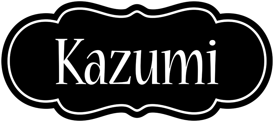 Kazumi welcome logo