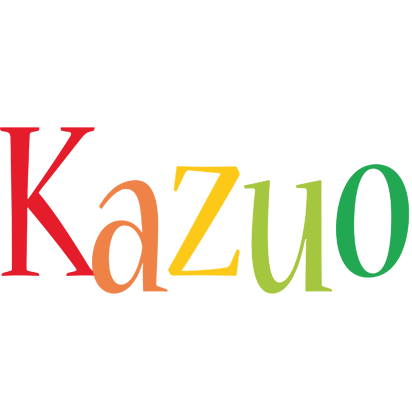 Kazuo birthday logo