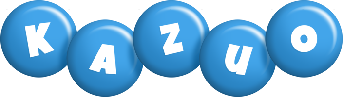 Kazuo candy-blue logo