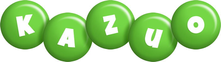 Kazuo candy-green logo