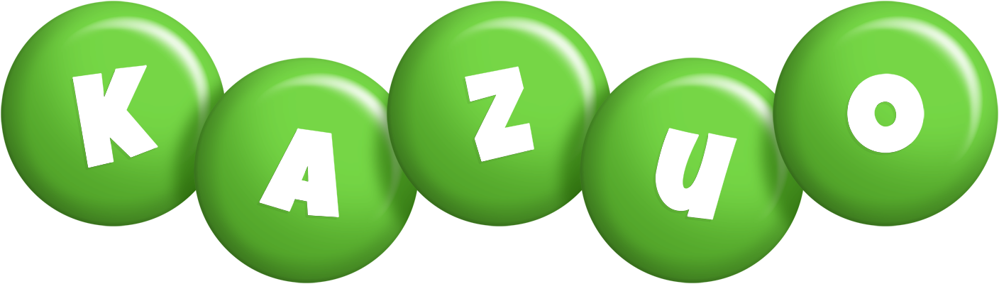 Kazuo candy-green logo