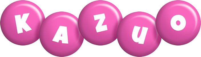 Kazuo candy-pink logo