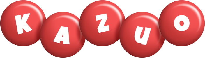 Kazuo candy-red logo