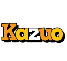 Kazuo cartoon logo