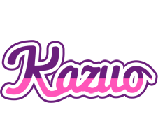 Kazuo cheerful logo