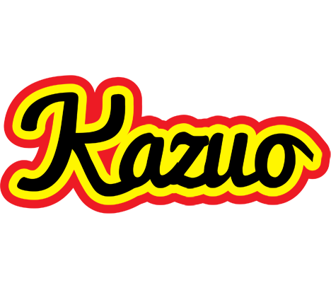 Kazuo flaming logo