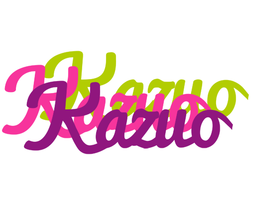 Kazuo flowers logo
