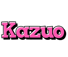 Kazuo girlish logo