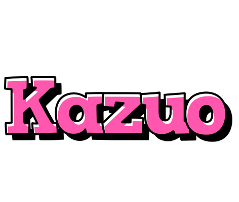 Kazuo girlish logo