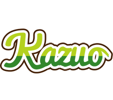 Kazuo golfing logo