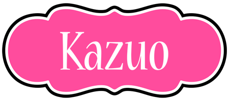 Kazuo invitation logo