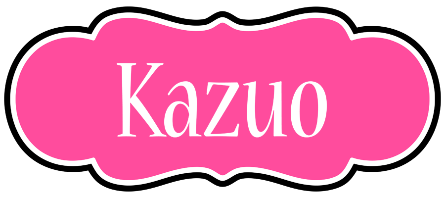 Kazuo invitation logo