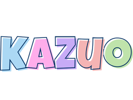 Kazuo pastel logo