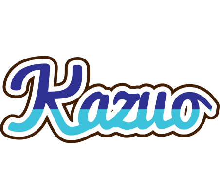 Kazuo raining logo