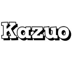 Kazuo snowing logo