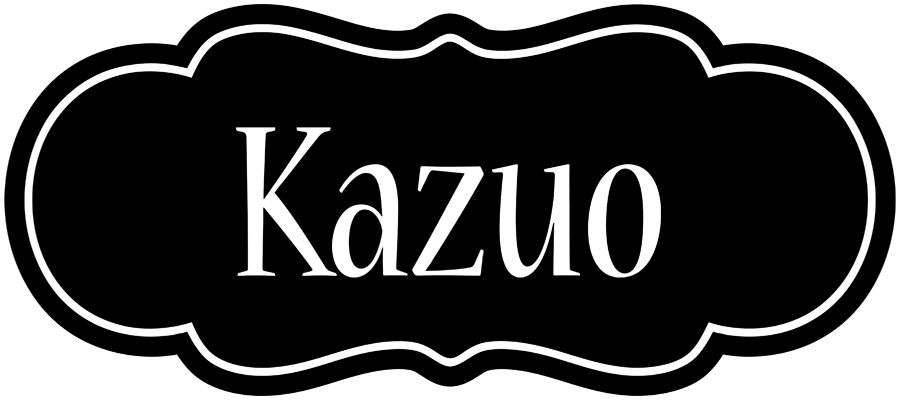Kazuo welcome logo