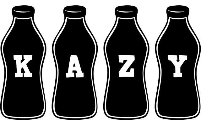 Kazy bottle logo