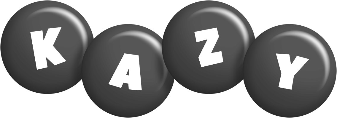Kazy candy-black logo