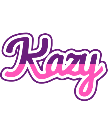 Kazy cheerful logo