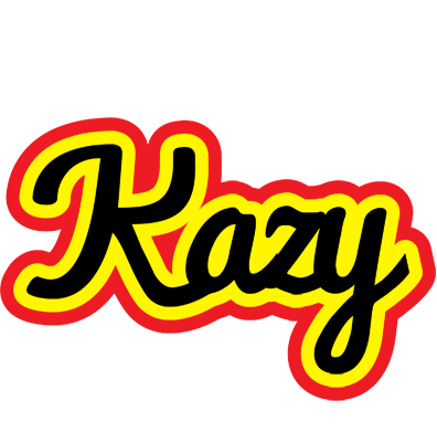 Kazy flaming logo
