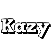 Kazy snowing logo